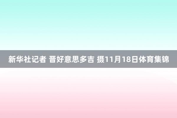 新华社记者 晋好意思多吉 摄11月18日体育集锦