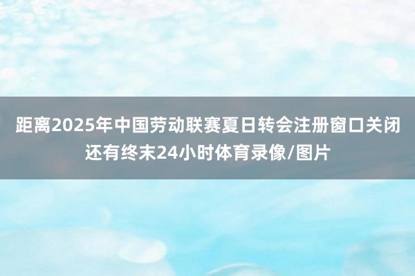 距离2025年中国劳动联赛夏日转会注册窗口关闭还有终末24小时体育录像/图片