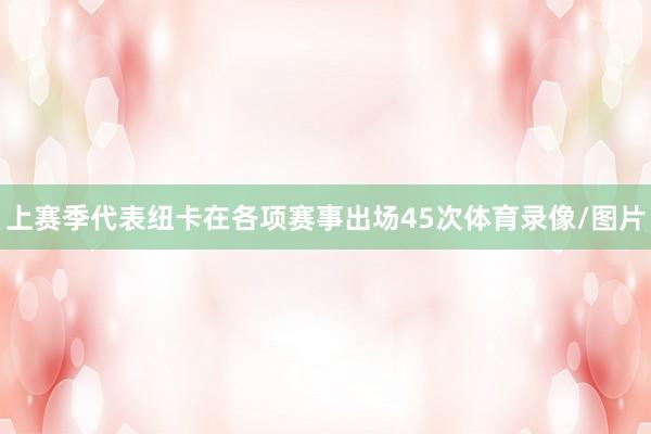 上赛季代表纽卡在各项赛事出场45次体育录像/图片