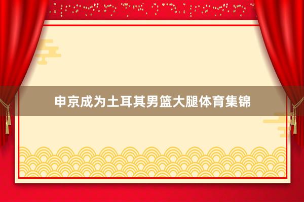 申京成为土耳其男篮大腿体育集锦