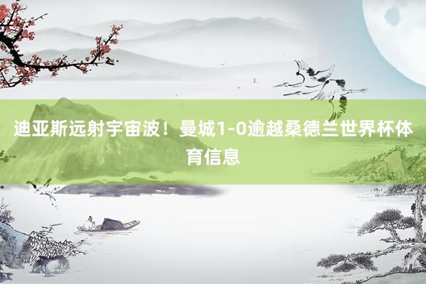 迪亚斯远射宇宙波！曼城1-0逾越桑德兰世界杯体育信息