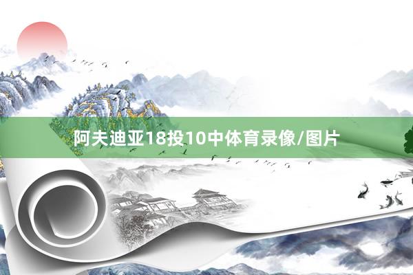 阿夫迪亚18投10中体育录像/图片