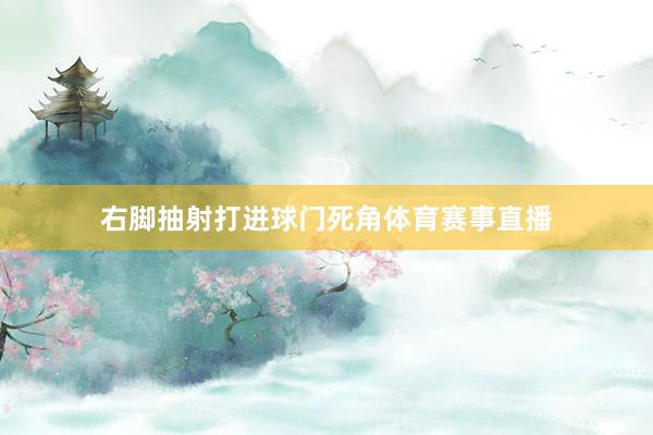 右脚抽射打进球门死角体育赛事直播