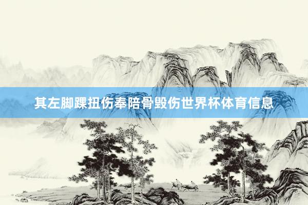 其左脚踝扭伤奉陪骨毁伤世界杯体育信息