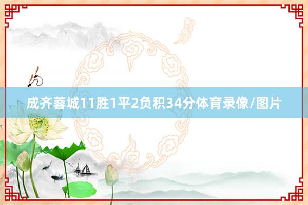 成齐蓉城11胜1平2负积34分体育录像/图片